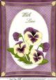 A4 Pansy - with Love