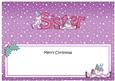 Xmas Sister Snowmen Matching Large Dl Insert