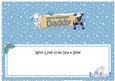 Xmas Daddy Dogs Signpost Lge Dl Matching Insert