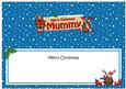 Xmas Mummy Rudolph Signpost Large Dl Matching Insert