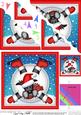 Xmas Oops Scottie Dog Snowball Scallop Corner Topper