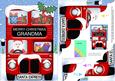 A5 Xmas Santa Express Grandma Scallop Corner Stacker