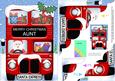A5 Xmas Santa Express Aunt Scallop Corner Stacker