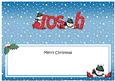 Merry Christmas Josh Snowmen Matching Large Dl Insert