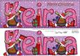 Merry Christmas Keira Rudolph Large Dl & 3D Decoupage