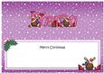 Merry Christmas Sharon Rudolph Matching Large Dl Insert