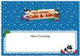 Xmas Colin & Julie Snowmen Signpost Large Dl Matching Insert