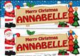 Xmas Annabelle Santa Signpost Lge Dl Easicut Decoupage