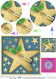Xmas Star Circle Pyramage Topper