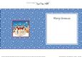 Carol Singing Owls Merry Carollers Square Insert