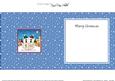 Carol Singing Polar Bears Merry Carollers Square Insert