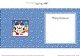 Carol Singing Teddies Merry Carollers Square Insert