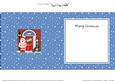 Singing Santa Christmas Door Matching Square Insert