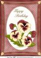A4 Pansy - Birthday