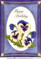 A4 Pansy - Birthday