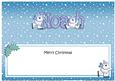 Merry Christmas Noah Polar Bears Matching Large Dl Insert