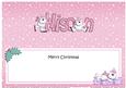 Merry Christmas Alison Polar Bears Matching Large Dl Insert