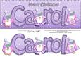 Merry Christmas Carol Penguins Large Dl & 3D Decoupage