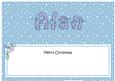 Merry Christmas Alan Xmas Lights Matching Large Dl Insert