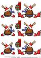 Xmas Rudolph & Presents 3D Decoupage Sheet