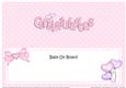 Baby on Board Congratulations Matching Large Dl Insert