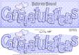 Large Dl Baby on Board Congratulations 3D Decoupage