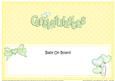 Baby on Board Congratulations Matching Large Dl Insert