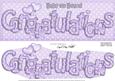 Large Dl Baby on Board Congratulations 3D Decoupage