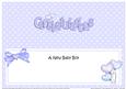 New Baby Boy Congratulations Matching Large Dl Insert