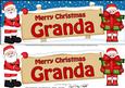 Xmas Granda Santa Signpost Lge Dl Easicut Decoupage