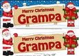 Xmas Grampa Santa Signpost Lge Dl Easicut Decoupage