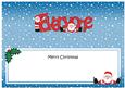 Merry Christmas Everyone Santa Matching Large Dl Insert