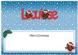 Merry Christmas Louise Robins Matching Large Dl Insert