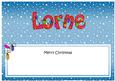 Merry Christmas Lorne Lights Matching Large Dl Insert