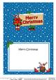 Christmas Rudolph Signpost 5x7 Matching Insert