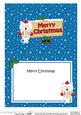 Merry Christmas Cat Signpost 5x7 Matching Insert