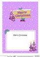 Merry Christmas Trees Signpost 5x7 Matching Insert