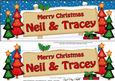 Xmas Neil & Tracey Trees Signpost Lge Dl Easicut Decoupage