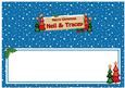 Xmas Neil & Tracey Trees Signpost Lge Dl Matching Insert