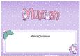 Merry Christmas Murren Penguins Matching Large Dl Insert