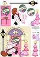 Santa's Sack Christmas Door Quick Card & 3D Decoupage