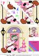 Santa's Sack Christmas Door Scallop Corner Stacker