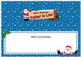 Xmas Father in Law Santa Signpost Lge Dl Insert