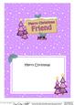 Xmas Friend Trees Signpost 5x7 Matching Insert