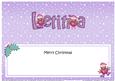 Merry Christmas Letitia Robins Matching Large Dl Insert