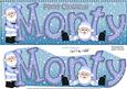 Merry Christmas Monty Santa Large Dl & 3D Decoupage