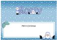Merry Christmas Monty Santa Matching Large Dl Insert