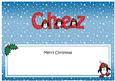 Merry Christmas Chez Penguins Matching Large Dl Insert