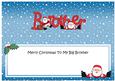 Xmas Big Brother Santa Matching Large Dl Insert