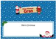 Xmas Gran Santa Signpost Lge Dl Matching Insert